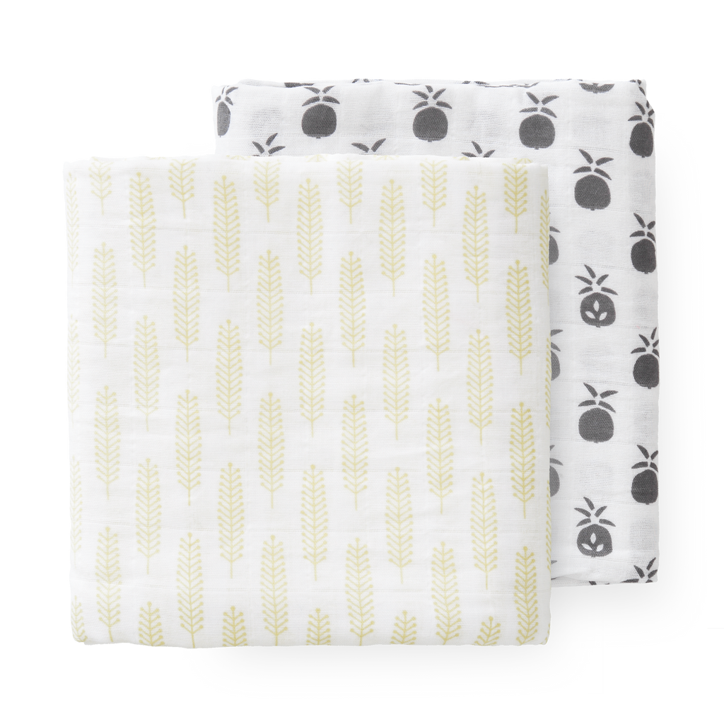 Swaddle set Pineapple (2 stuks)