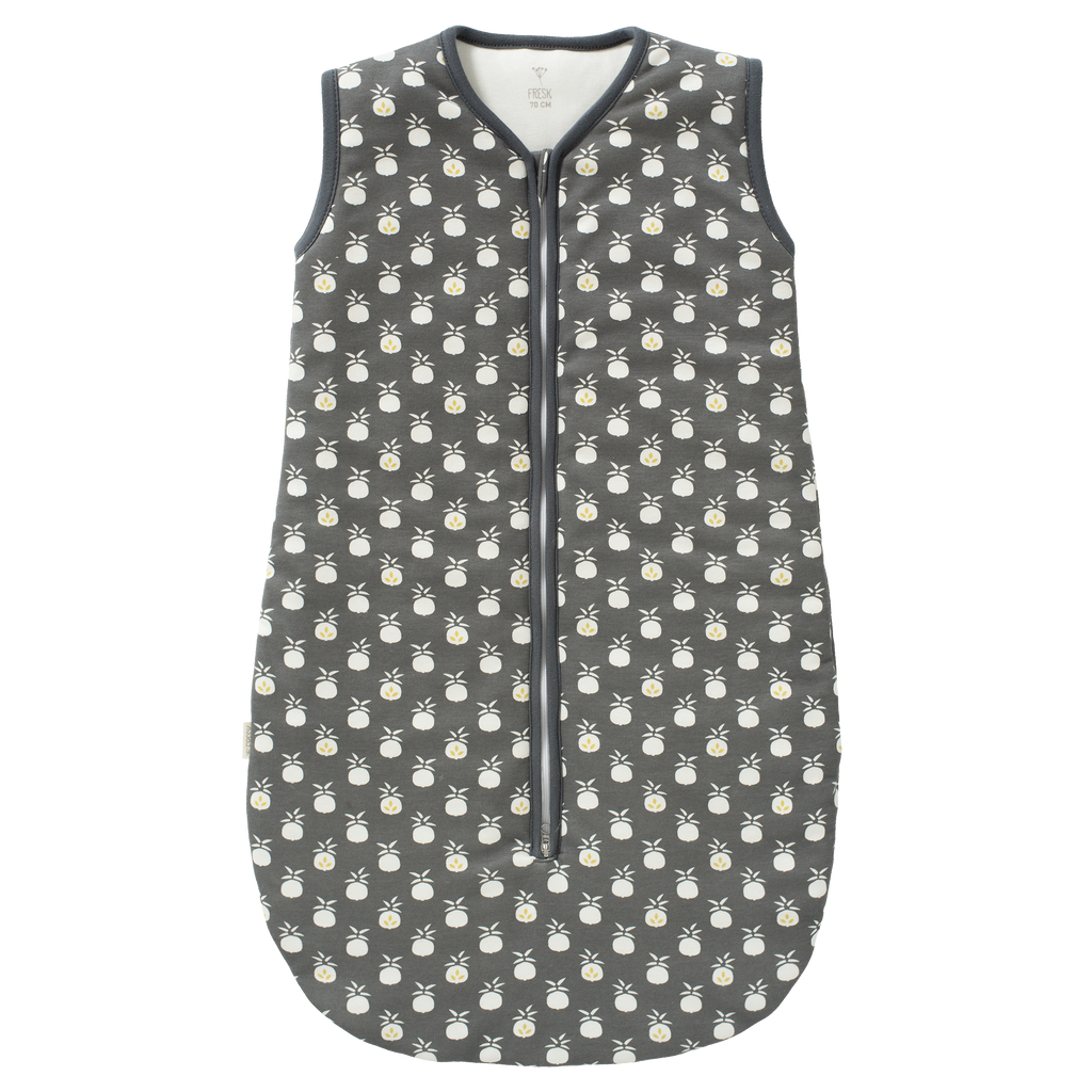 Slaapzak interlock met lichte voering Pineapple Antraciet