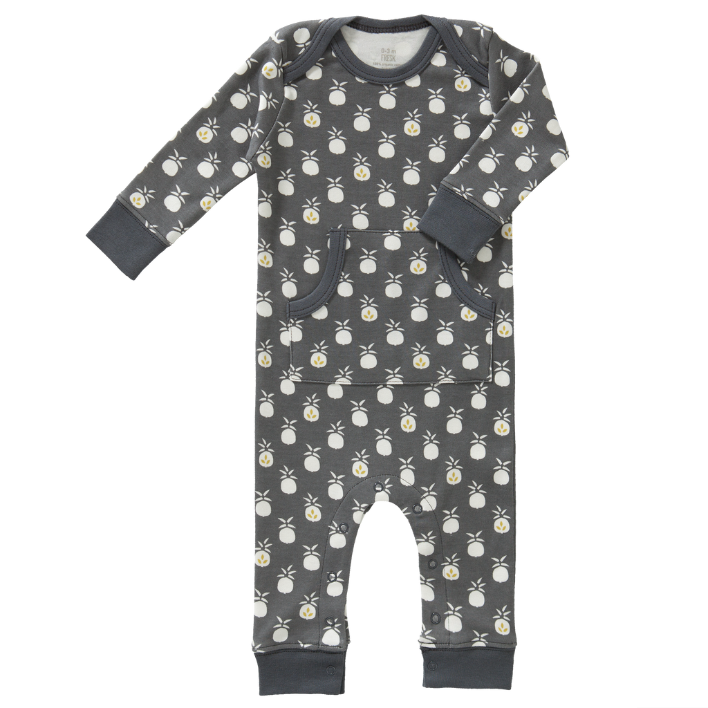 Pyjama zonder voet Pineapple Antraciet
