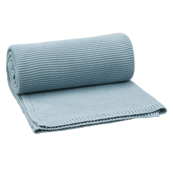 Gebreide deken Blue Fog Uni