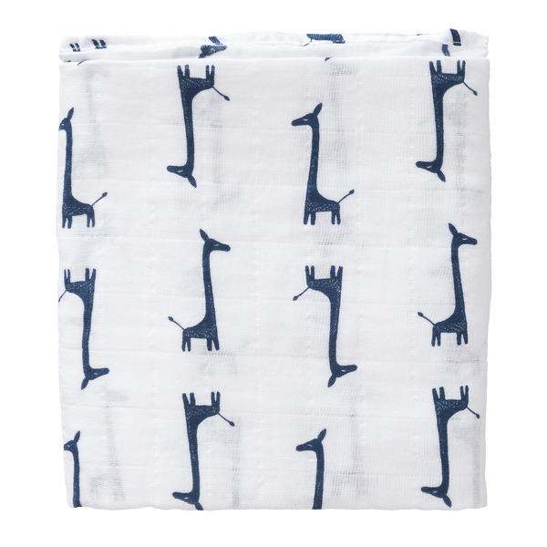 Swaddle set Giraf Indigo Blue (2 stuks)