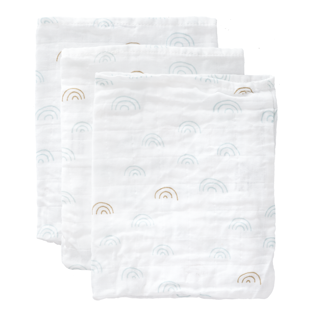 Washandset Rainbow Ether Blue (3 stuks)
