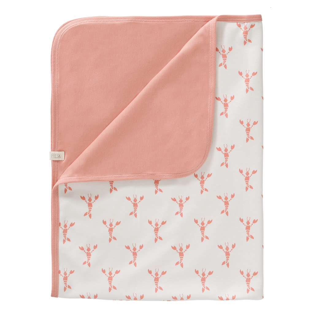 Babydeken Lobster Coral Pink
