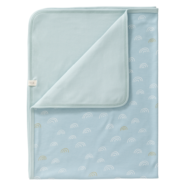 Babydeken Rainbow Ether Blue