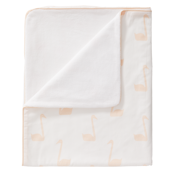 Deken Swan Pale Peach (wieg of ledikant)