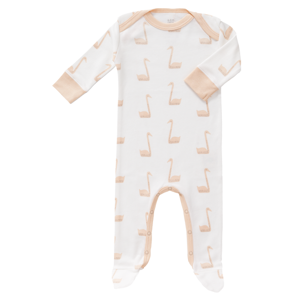 Pyjama met voet Swan Pale Peach