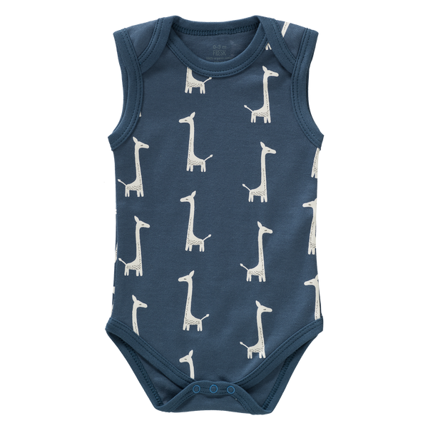 Romper zonder mouw Giraf Indigo Blue