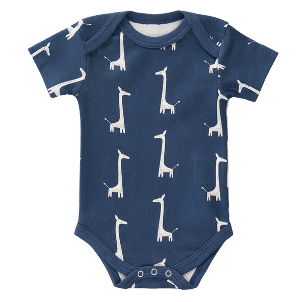 Romper korte mouw Giraf Indigo Blue