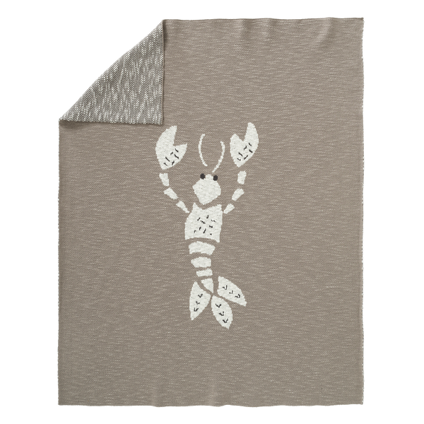 Gebreide deken Lobster Grey