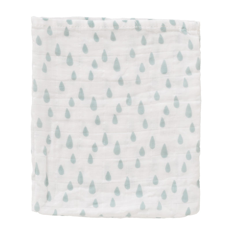 Washand set Raindrops Ether Blue (3 stuks)