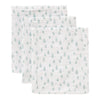 Washand set Raindrops Ether Blue (3 stuks)