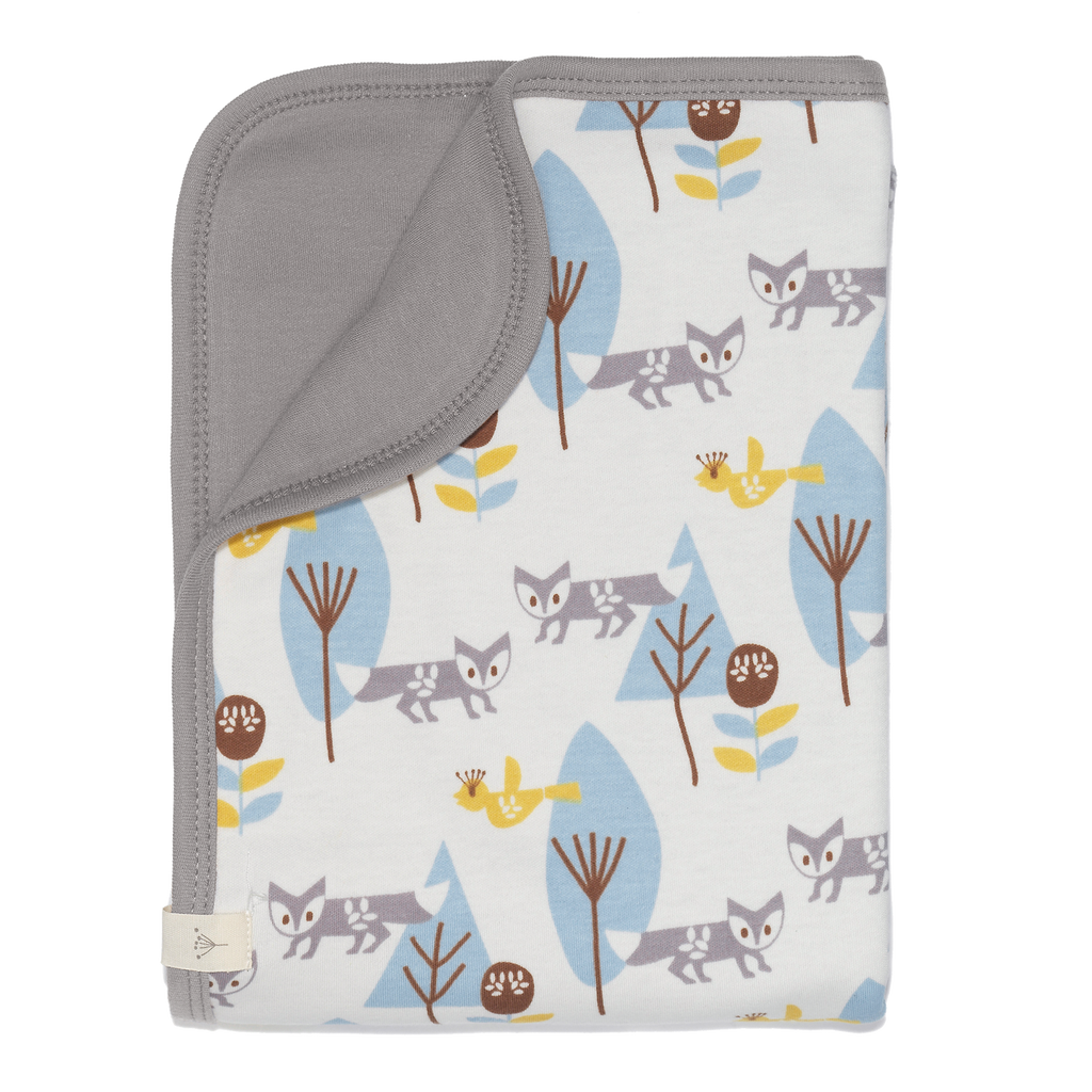 Babydeken Fox Blue