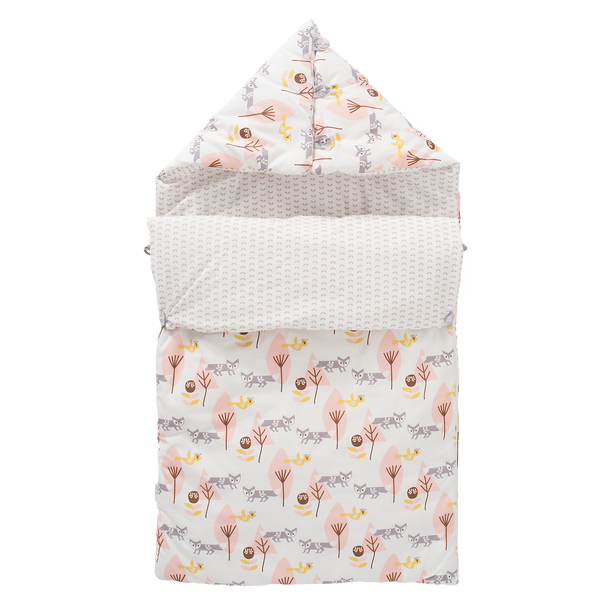 Reis slaapzak Fox Pink