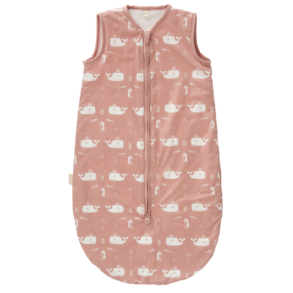 Slaapzak gevoerd Whale mellow rose