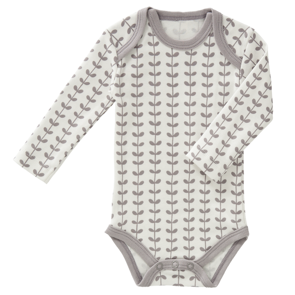 Romper lange mouw Leaves Grey