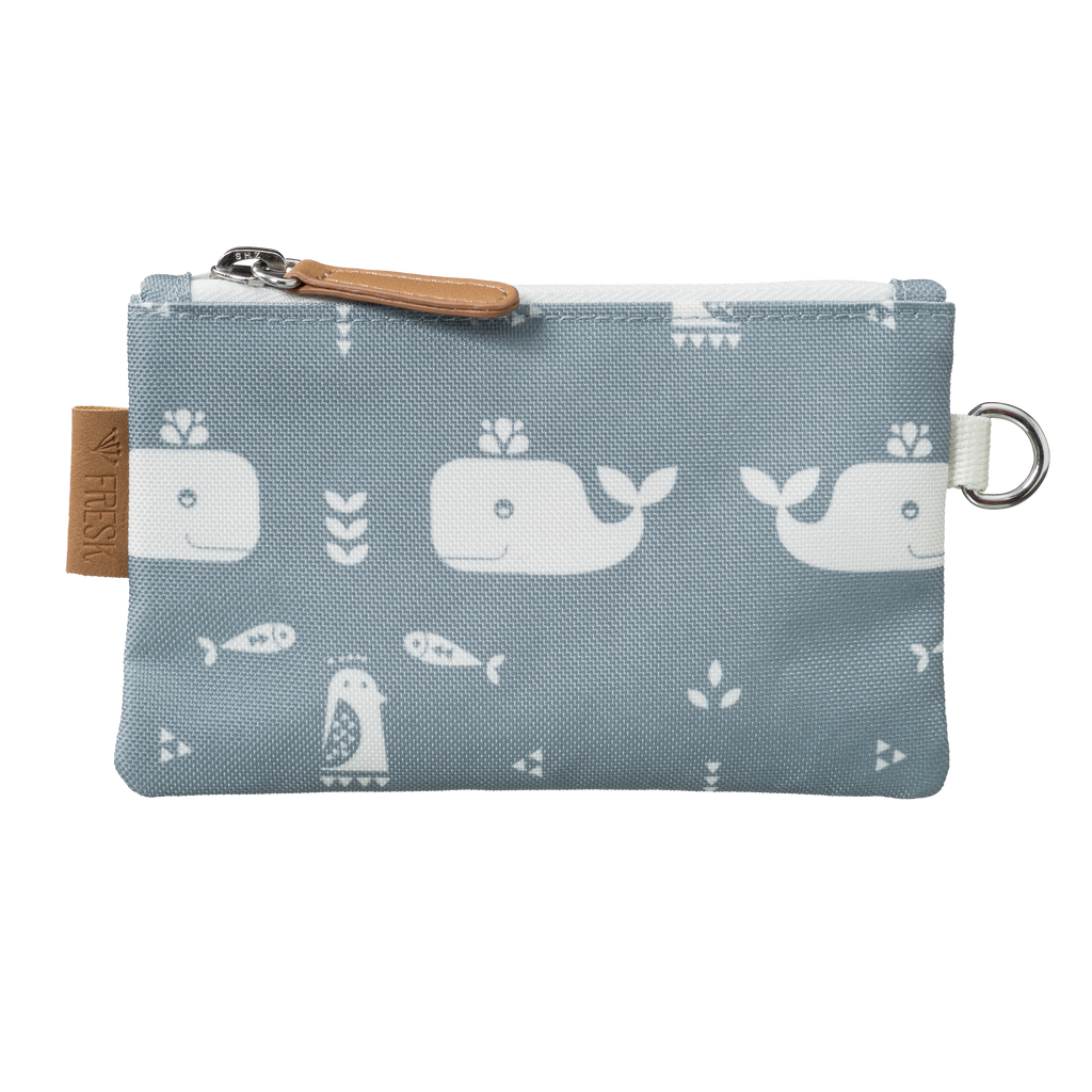 Portemonnaie Whale Blue Fog